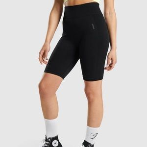 GYMSHARK Flex Cycling Shorts - Black/Charcoal